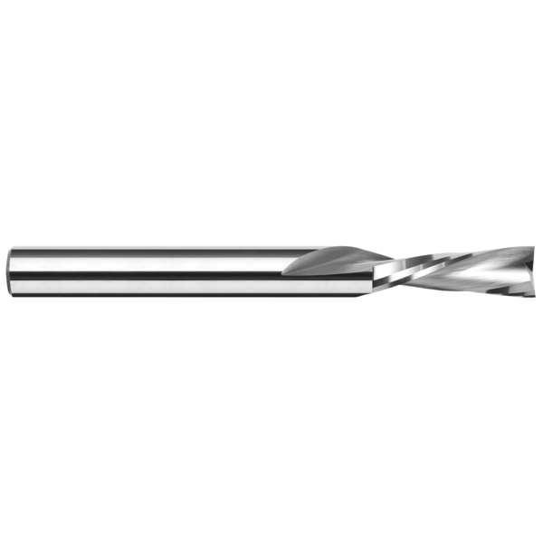 Harvey Tool End Mill for Plastics - 2 Flute - Square, 0.0469" (3/64) 966247